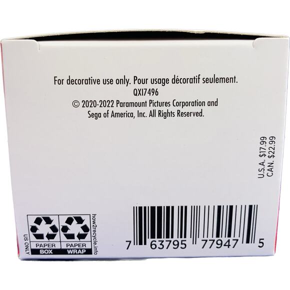 Hallmark SONIC The Hedgehog 2‎ Keepsake Ornament 2022 New in Box - Picture 5 of 5